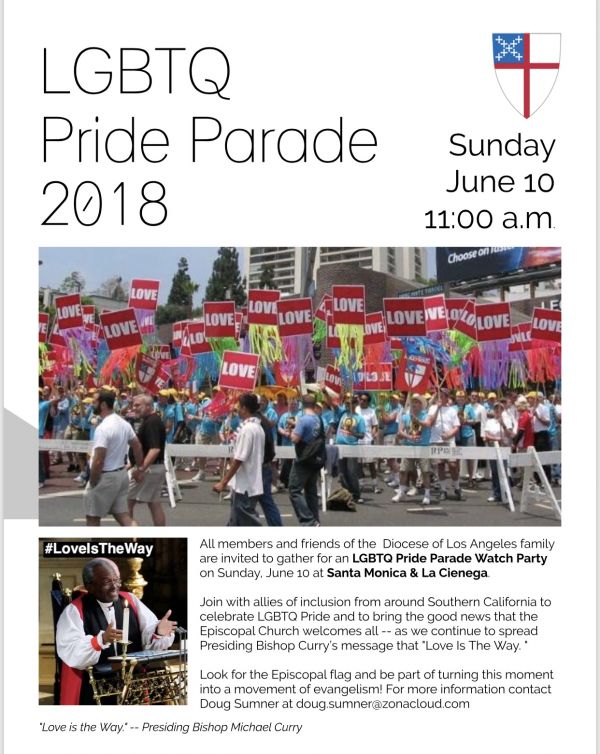 Proclaim God's love at LAPride June 10!